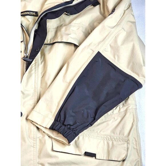 North End Beige & Black Interactive System Jacket Mens L - Picture 2 of 16